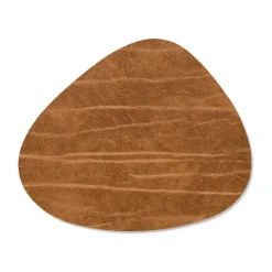 LIND DNA Buffalo coaster reversible curve 1 pcs, black-nature BrownBlack Clearance