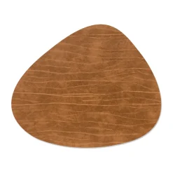 LIND DNA Buffalo placemat reversible curve L 1 pcs, black-nature BrownBlack Hot
