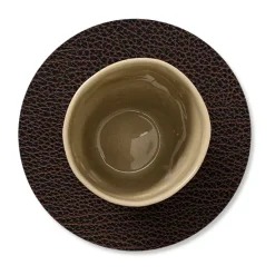 LIND DNA Bull coaster circle, Brown Sale