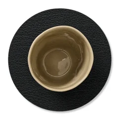 LIND DNA Bull coaster reversible circle 1 pcs, black-brown BrownBlack Sale
