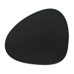 LIND DNA Bull placemat reversible curve L 1 pcs, black-brown BrownBlack Outlet