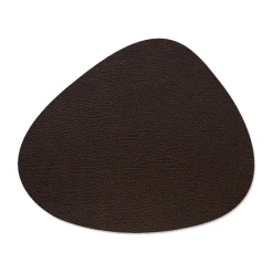 LIND DNA Bull placemat reversible curve L 1 pcs, black-brown BrownBlack Outlet