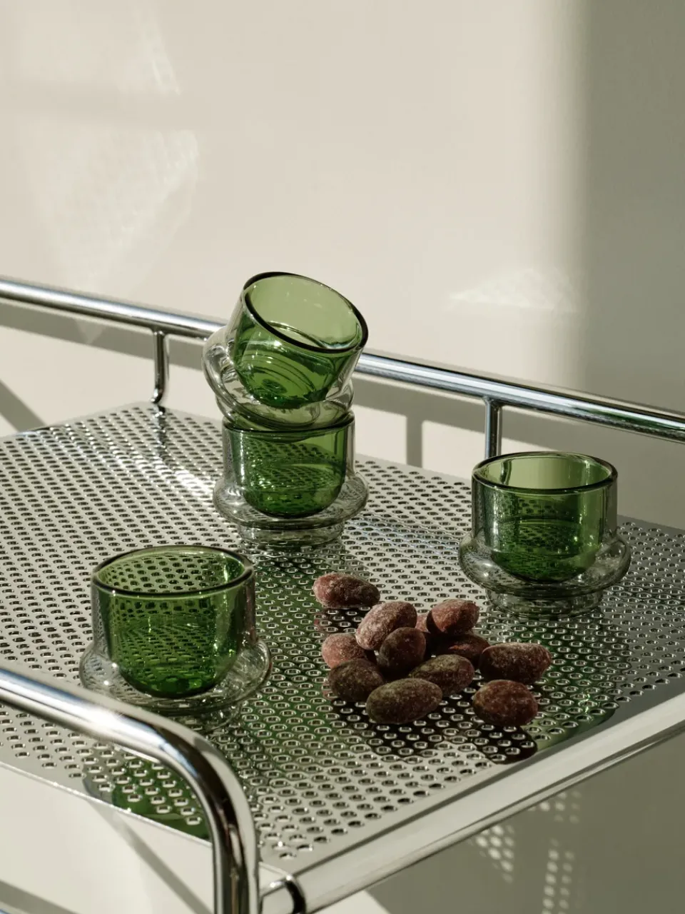 Tom Dixon Bump espresso cup 5 cl 4-pack, Green GreyGreen