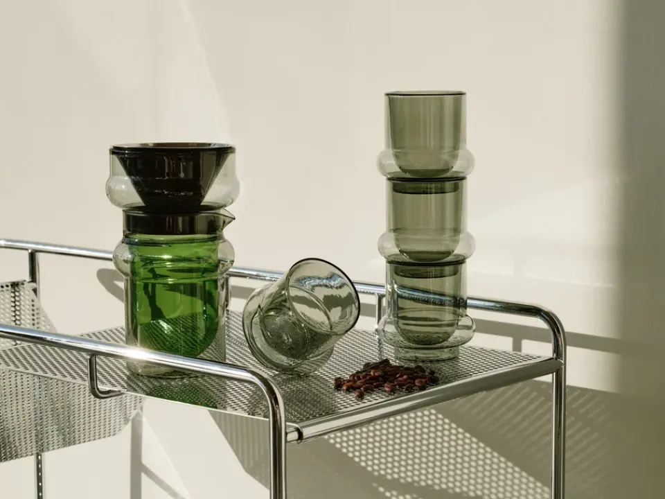 Tom Dixon Bump espresso cup 5 cl 4-pack, Green GreyGreen