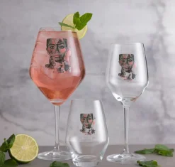 Carolina Gynning Butterfly Queen champagne glass, 30 cl GreyPink Discount