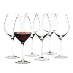 Holmegaard Cabernet red wine glass 69 cl 6-pack, Clear Transparent Clearance