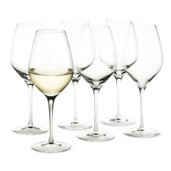 Holmegaard Cabernet white wine glass 36 cl 6 pack, Clear Transparent Best