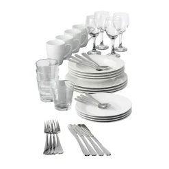 Aida Café serviette set 40 pieces, 40 pieces White Best