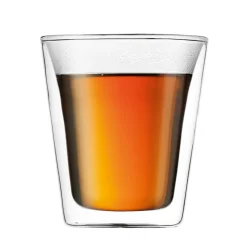 Bodum Canteen double wall glass 2-pack, 0.2 l Transparent Discount