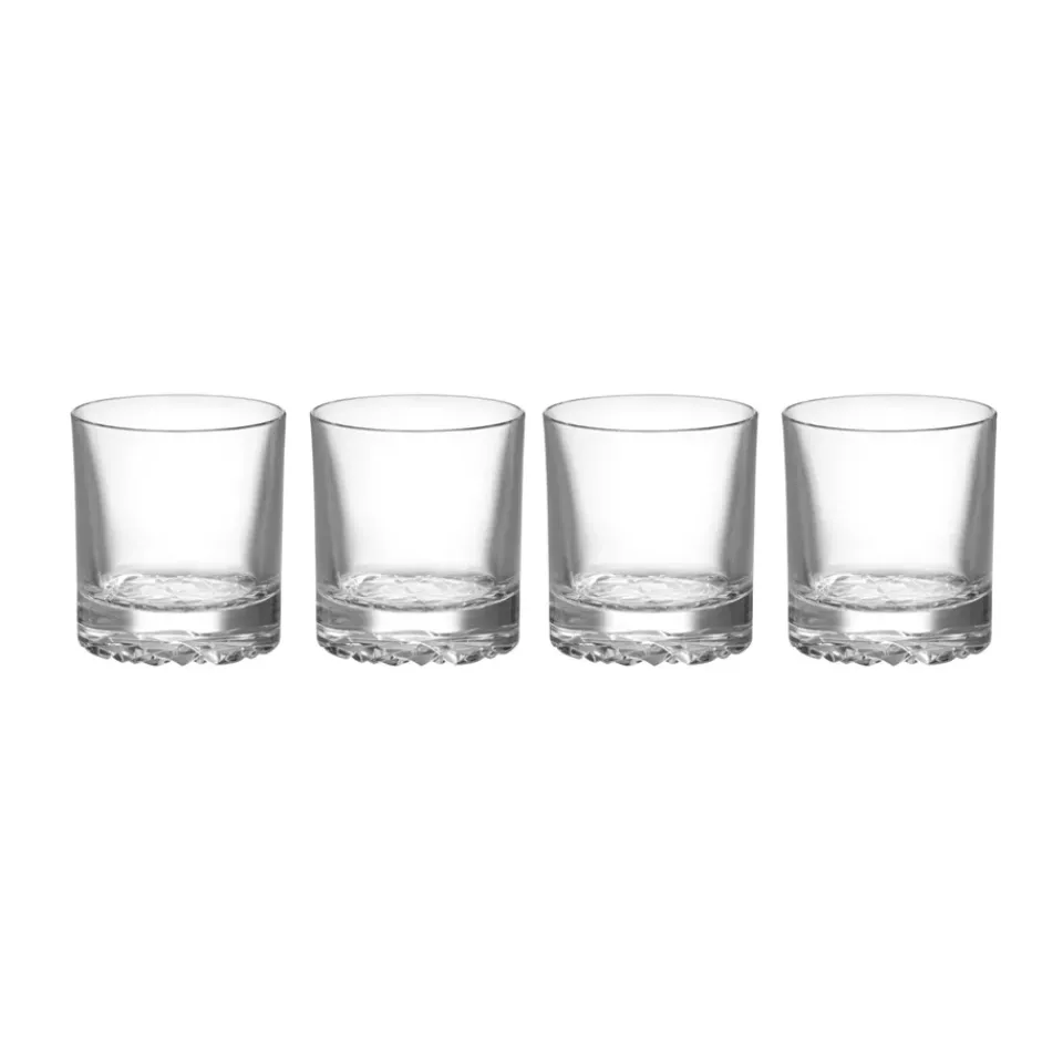 Orrefors Carat double old fashioned glass 28 cl 4-pack, Clear Transparent