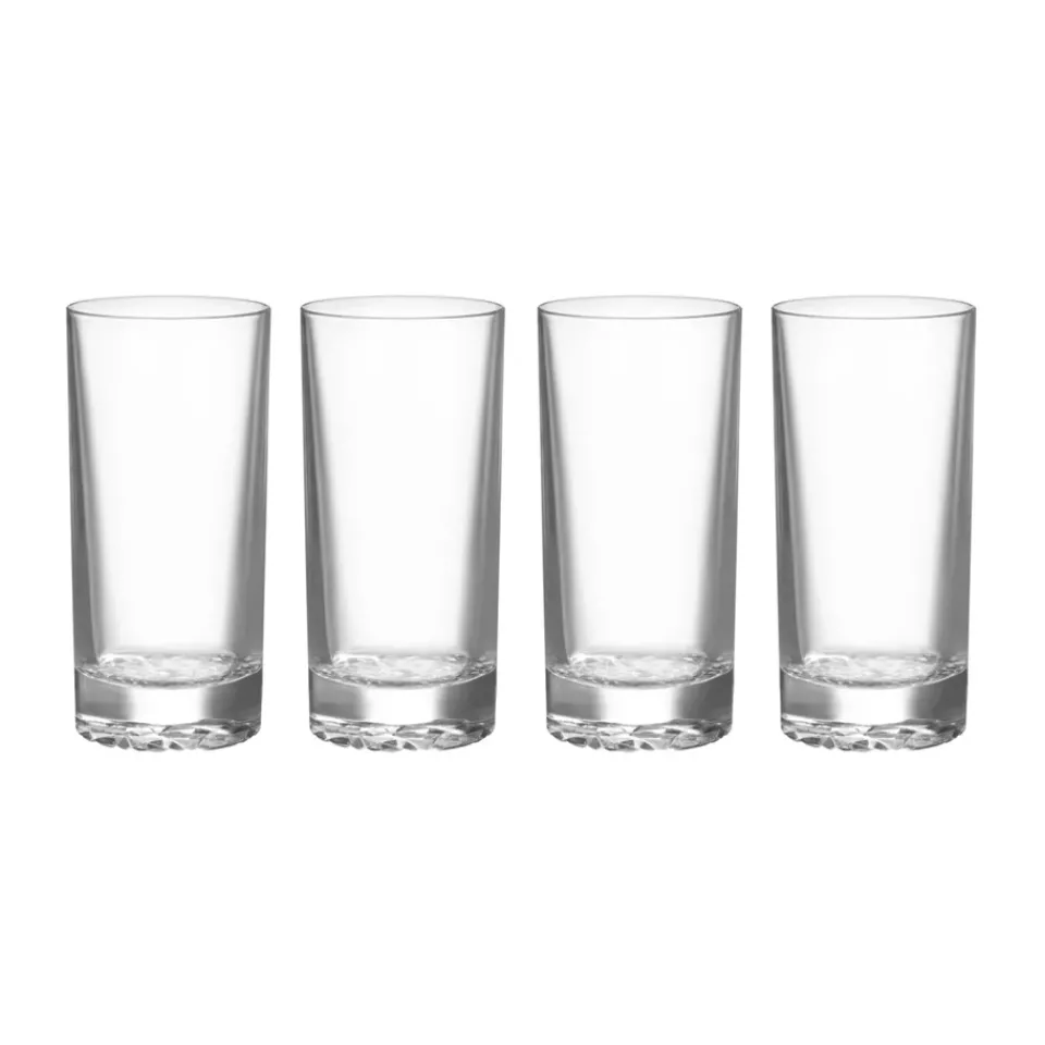 Orrefors Carat highball glass 35 cl 4-pack, Clear Transparent Hot