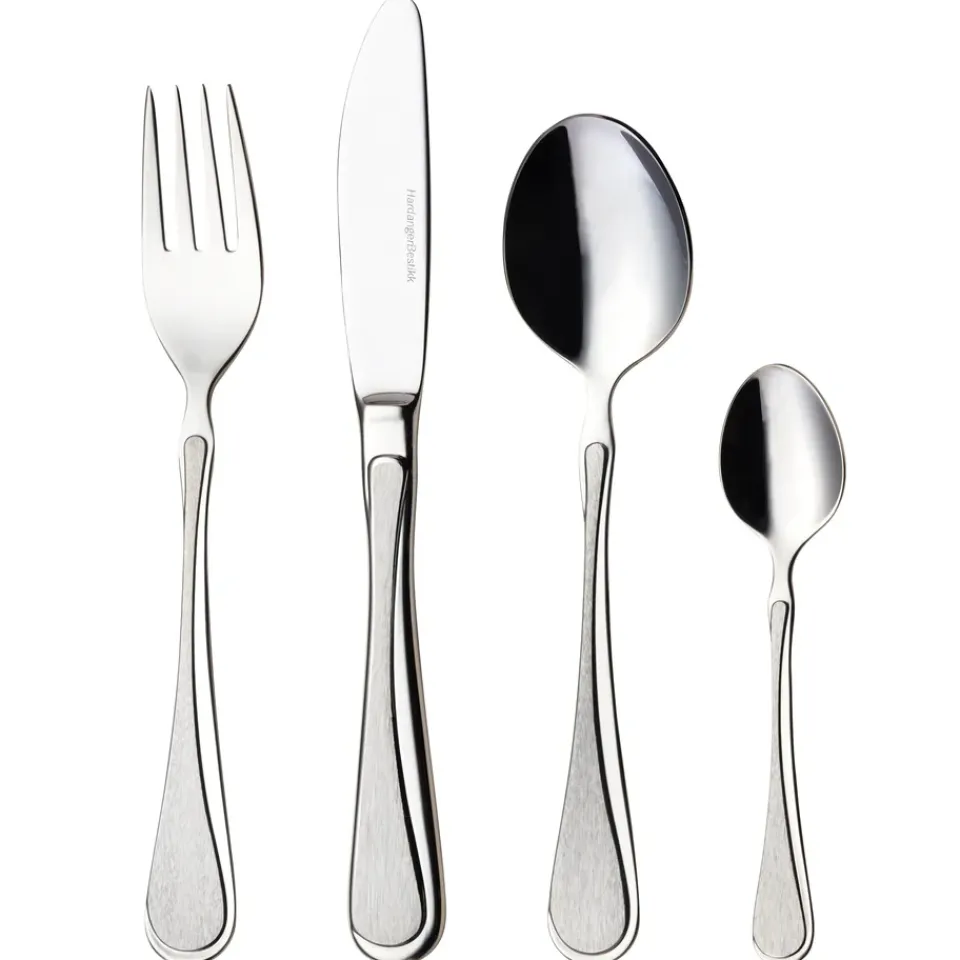 Hardanger Bestikk Carina cutlery 18 pcs, 24 pcs Silver-coloured Clearance