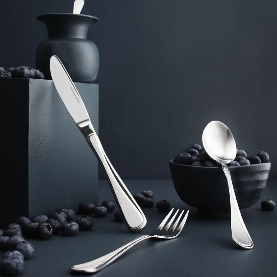 Hardanger Bestikk Carina cutlery 18 pcs, 24 pcs Silver-coloured Clearance