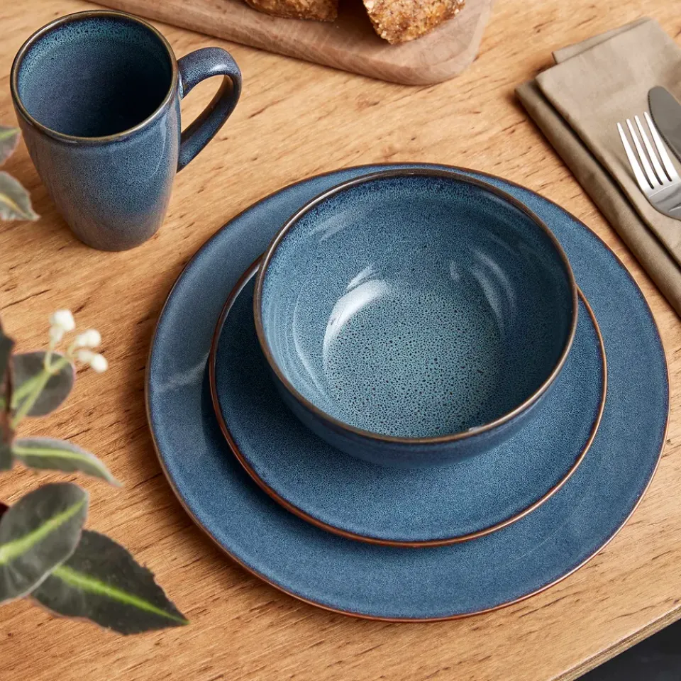 Aida Ceramic Workshop plate Ø26 cm, svale Blue Outlet