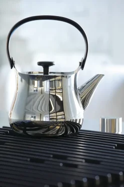Alessi Cha kettle, Stainless steel Silver-coloured New