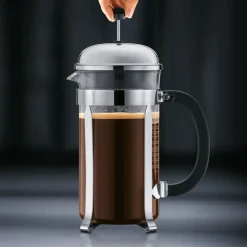 Bodum Chambord coffee press, 8 cups Silver-coloured Best