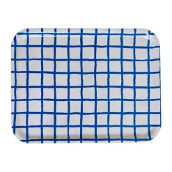 Fine Little Day Checked tray 33x43 cm, Blue Outlet