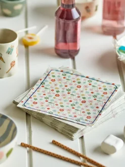Bloomingville Cherry paper napkins 20-pack, Rose Pink Hot