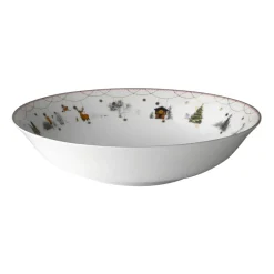 Wik & Walsøe Christmas morning serving bowl low , Ø27 cm MultiWhite Sale