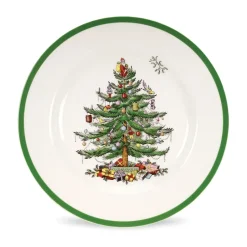 Spode Christmas Tree plate Ø27 cm, White-green-red WhiteGreenRed Discount