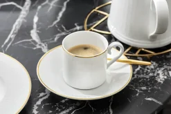 Villeroy & Boch Château Septfontaines coffee saucer Ø15.5 cm, White-gold WhiteGold-coloured Hot