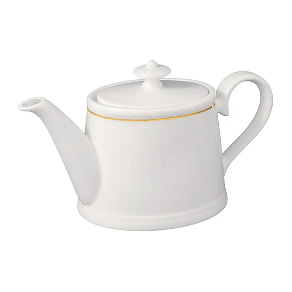 Villeroy & Boch Château Septfontaines teapot 0.4 l, White-gold WhiteGold-coloured Discount