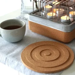 Born In Sweden Circle round trivet Ø20 cm, Brown Sale