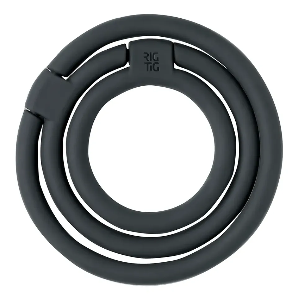 RIG-TIG CIRCLES trivet Ø13 cm, Black