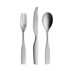 Iittala Citterio 98 dessert cutlery giftbox 12 pieces, Matte Silver-coloured Discount