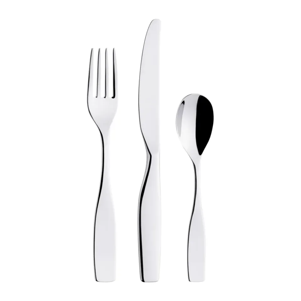 Iittala Citterio 98 dessert cutlery 12 pieces gift set, Plain stainless steel Silver-coloured Outlet