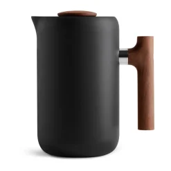 Fellow Clara French press, Walnut BlackBrown