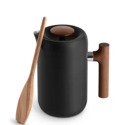 Fellow Clara French press, Walnut BlackBrown