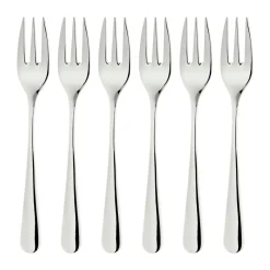 Dorre Classic dessert forks 6-pack, Silver Silver-coloured New