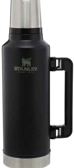 Stanley Classic Vacuum Thermos 1.9 L, Matte Black Hot