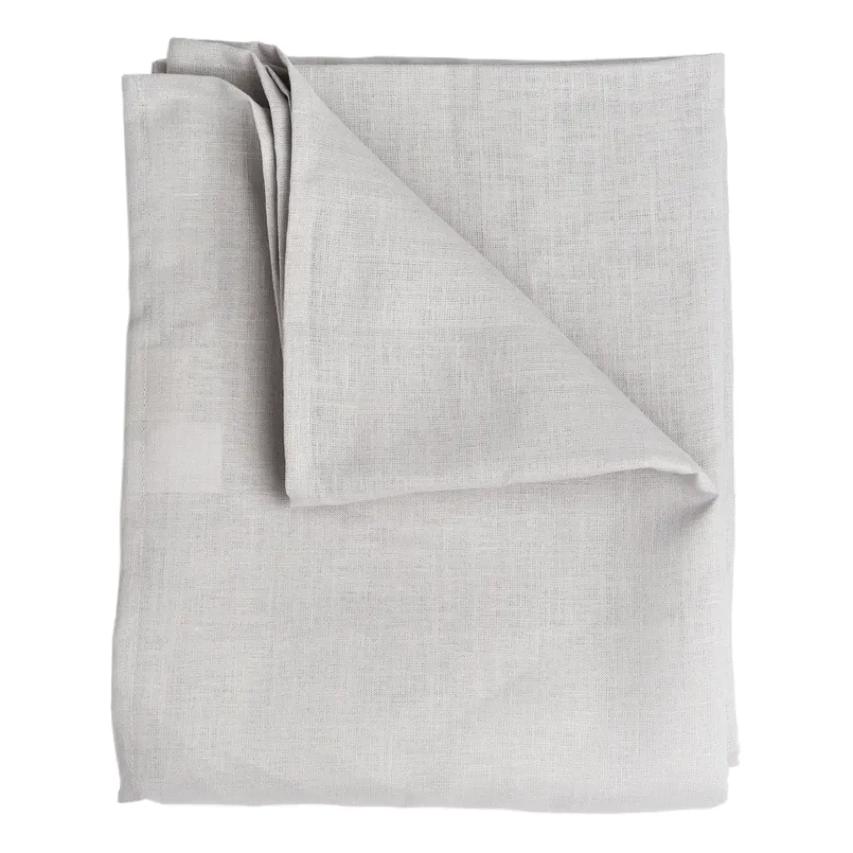 Scandi Living Clean linen table cloth 145x350 cm , Icy Grey Discount