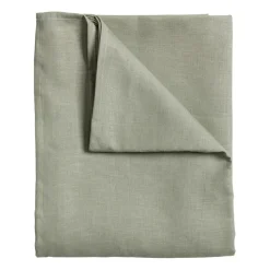 Scandi Living Clean linen table cloth 145x350 cm , Dusty Green Clearance