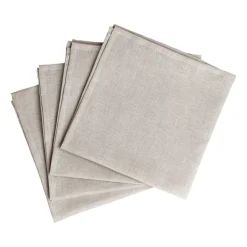 Scandi Living Clean serviettes 45 x 45 cm 4-pack, Greige BeigeGrey Best