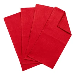 Scandi Living Clean serviettes 45 x 45 cm 4-pack, Red Hot