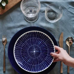 Scandi Living Clean tablecloth 145 x 250 cm, smokey Blue Hot