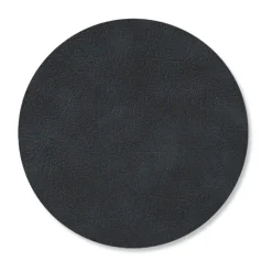 LIND DNA Cloud coaster reversible circle 1 pcs, Black-brown BrownBlack Clearance