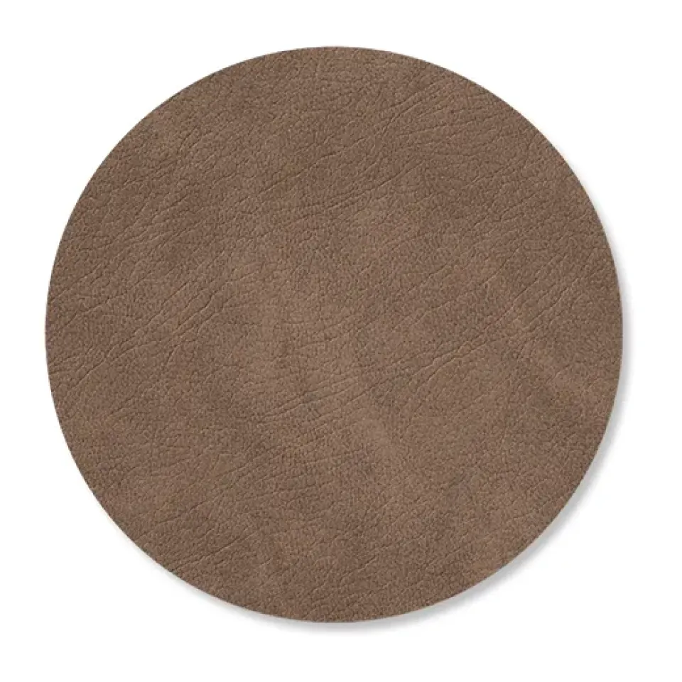 LIND DNA Cloud coaster reversible circle 1 pcs, Black-brown BrownBlack Clearance