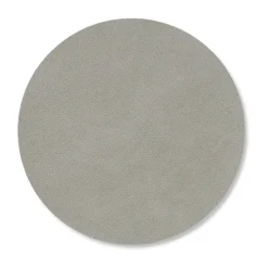 LIND DNA Cloud coaster reversible  circle 1 pcs, anthracite-light Grey