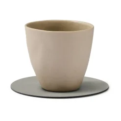 LIND DNA Cloud coaster reversible circle 1 pcs, lightblue-light grey BlueGrey Hot