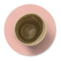 LIND DNA Cloud coaster reversible  circle 1 pcs, pink-light Grey Discount