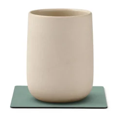 LIND DNA Cloud-Nupo coaster reversible square 1 pcs, anthracite-pastel green GreyGreen