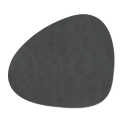 LIND DNA Cloud-Nupo placemat reversible curve L 1 pcs, anthracite-pastel green GreyGreen