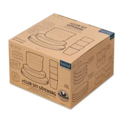 Koziol Club Göteborg set 16 pieces biocirular thermoplastic, Multi Best