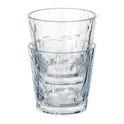 Koziol Club No. 22 tumbler glass plastic 25 cl 2-pack, Crystal clear Transparent Online