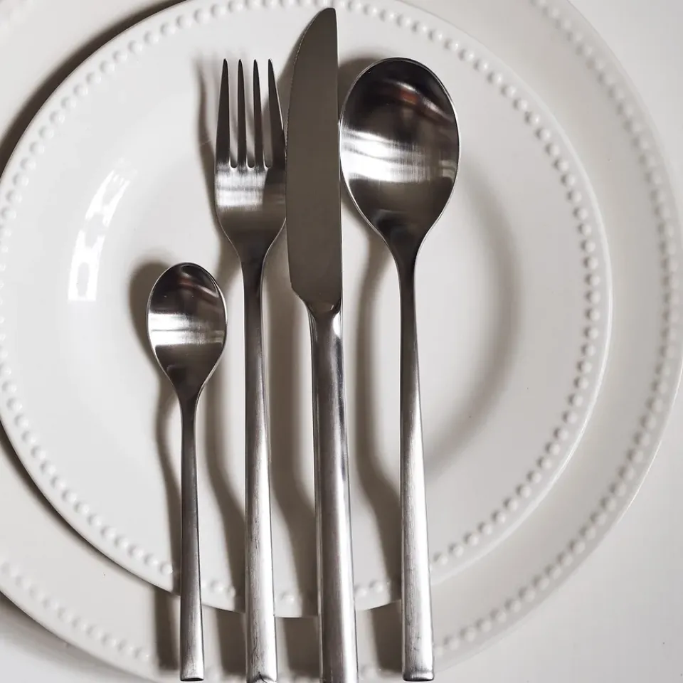 Scandi Living Coast cutlery 24 pieces, Silver Silver-coloured Online