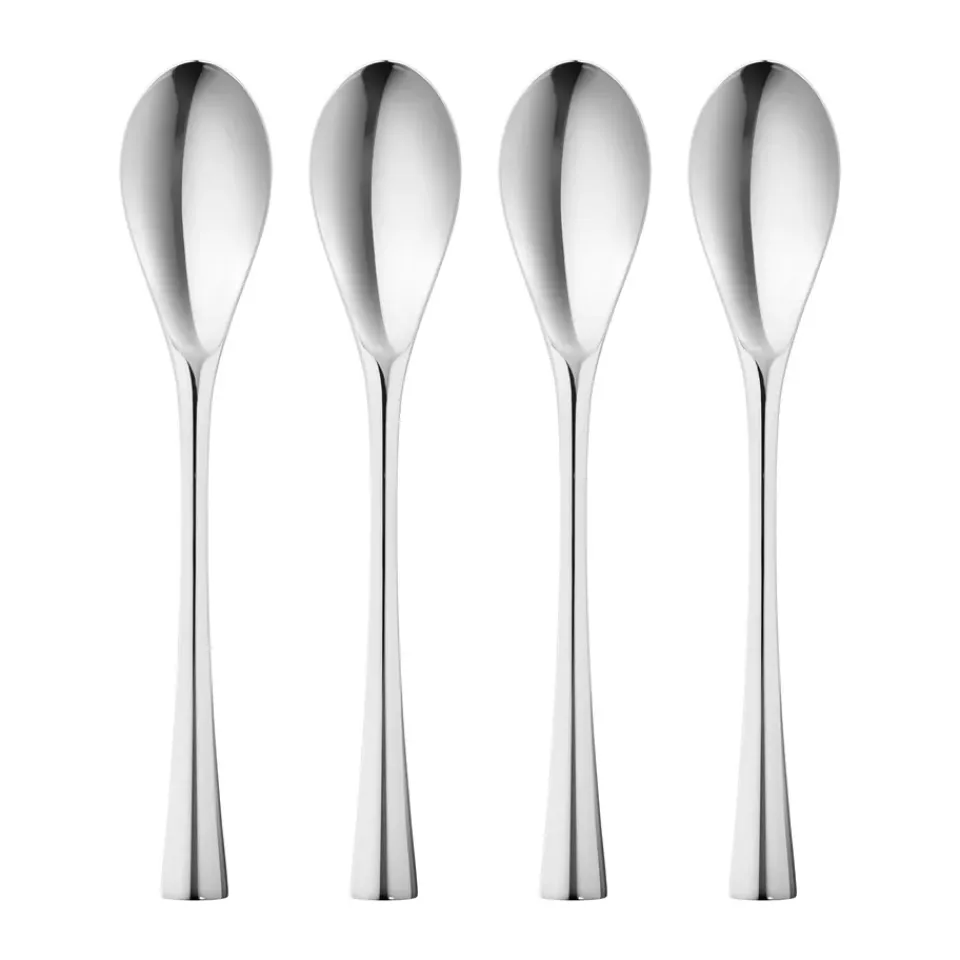 Georg Jensen Cobra dessert spoon 4-pack, Stainless steel Silver-coloured New
